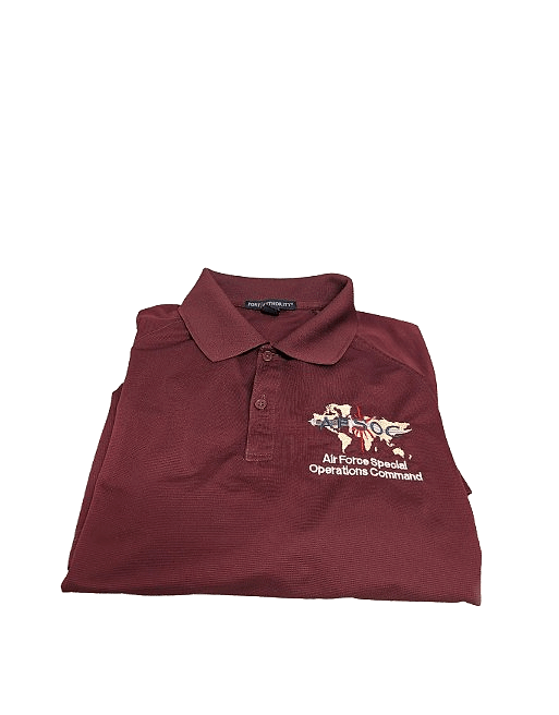 SAF/OC Polo Shirt detail